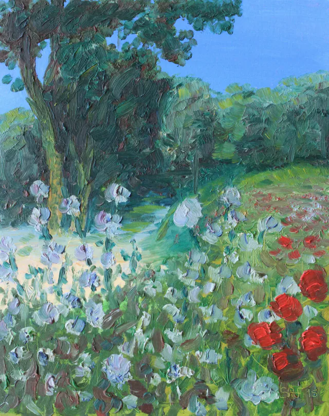 2015 Chicory Poppies