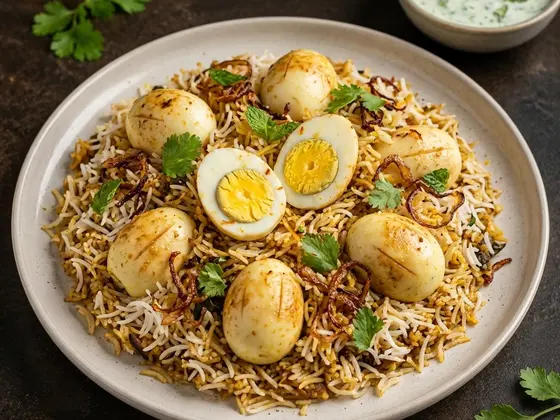 Biryani de huevo